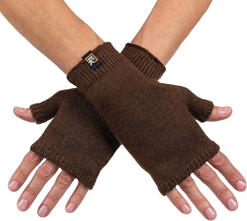 Evolution Knitwear Alpaca Knit Fingerless Mittens - Super Soft Baby Alpaca - Made in the USA - Small in Saudi Arabia