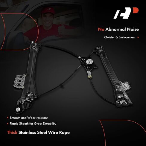 A-Premium Front Left Driver Side Electric Power Window Regulator Without Motor Compatible with Audi A5 Quattro 2018-2024, S5 2018-2023 in Saudi Arabia
