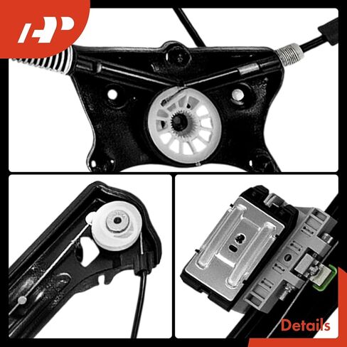 A-Premium Front Left Driver Side Electric Power Window Regulator Without Motor Compatible with Audi A5 Quattro 2018-2024, S5 2018-2023 in Saudi Arabia
