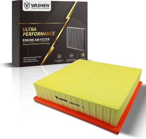فلتر هواء المحرك CA10755، مناسب للقطع الأصلية المباشرة لسيارة Toyota/Lexus/Jeep/Dodge (Camry، Avalon، Highlander، Sienna، ES350، NX، RX350، Grand Cherokee، Durango) 2010-2022 (ملاءمة مؤكدة) in Kuwait