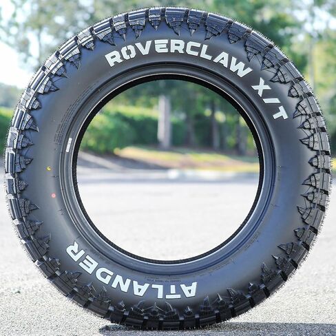 مجموعة من 5 (خمسة) إطارات شعاعية للشاحنة الخفيفة للطرق الوعرة Atlander Roverclaw X/T لجميع التضاريس - 35X12.50R17LT 35X12.50X17 35X12.50-17 125Q نطاق التحميل E LRE 10 طبقات RWL بأحرف بيضاء مرتفعة in Kuwait