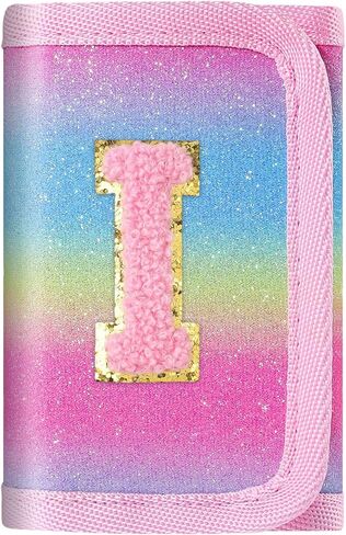 sundee Novelty Wallets for Girls 6-8-10 Kids Wallet with Initials Alphabet Letter Series Personalized Coin Pocket for Teen Girl Gifts Green-R in Saudi Arabia