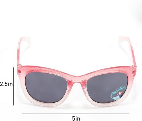 Disney Frozen Sunglasses for Kids Set - Bundle with Stylish, Comfortable & Durable Pink Frozen Sunglasses Plus Stickers, More | UV-Protection Accessories for Girls in Saudi Arabia