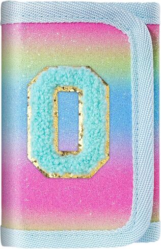 sundee Novelty Wallets for Girls 6-8-10 Kids Wallet with Initials Alphabet Letter Series Personalized Coin Pocket for Teen Girl Gifts Green-R in Saudi Arabia