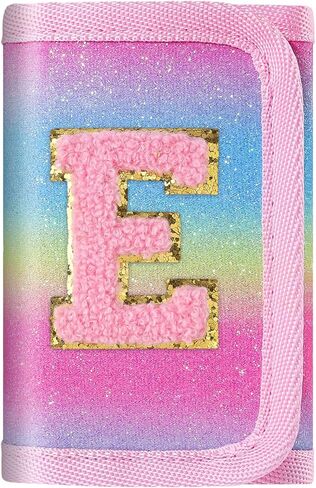 sundee Novelty Wallets for Girls 6-8-10 Kids Wallet with Initials Alphabet Letter Series Personalized Coin Pocket for Teen Girl Gifts Green-R in Saudi Arabia