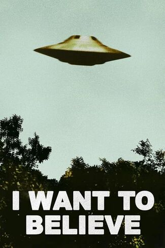 أريد أن أصدق ملصق 90s ديكور الغرفة UFO الغريبة الخيال العلمي الخيال الرعب بارد جدار الفن طباعة ملصق 12x18 in Saudi Arabia