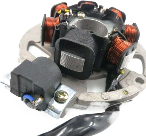 Stator Magneto Coil 5 Wires 3 Pin 7 Coil Compatible With 2 Stroke 2T 49cc 50cc 1PE40QMB JOG Minarelli Scooter Quad ATV in Kuwait