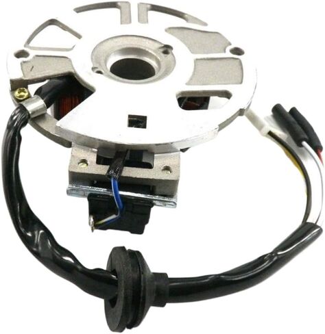 Stator Magneto Coil 5 Wires 3 Pin 7 Coil Compatible With 2 Stroke 2T 49cc 50cc 1PE40QMB JOG Minarelli Scooter Quad ATV in Kuwait