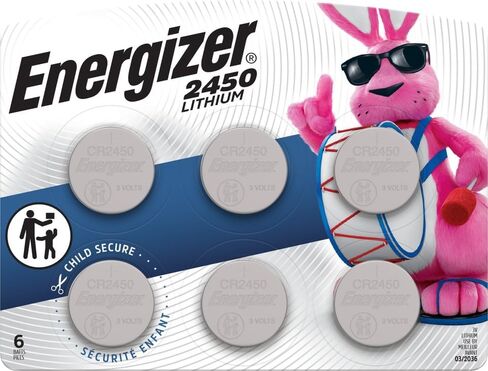 Energizer 2450 Lithium Coin Battery, 6 Pack in Saudi Arabia