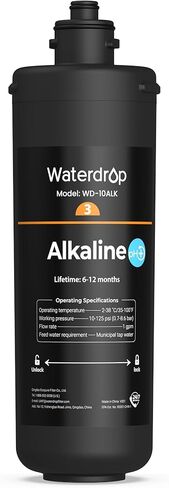 Waterdrop WD-10GC Under Sink Water Filter, Replacement for Waterdrop TSA & TSB & TSB CM 3-stage Under Sink Water Filter System in Saudi Arabia