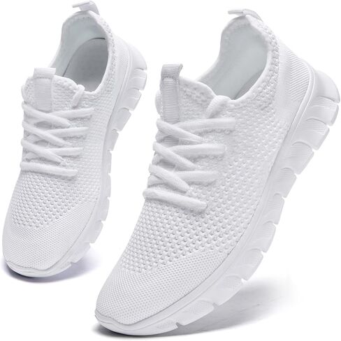 Running Tennis Shoes for Women Men Breathable Walking Shoes Lightweight Soft Mesh Athletic Gym Sneakers Workout Fashion Sneakers Lace up Daily Footwear in Saudi Arabia