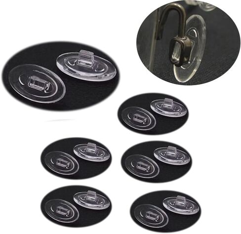 Eyeglass Nose Pads Push in 13mm 5Pairs Glasses Nose Pads Pushin Soft Silicone Nose Pads for Glasses Eyeglasses Sunglasses (13mm) in Saudi Arabia