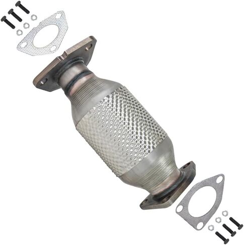 Exhaust Rear Catalytic Compatible for Honda Pilot 2009-2015 3.5L | Honda Ridgeline 2010-2014 3.5L | EPA-Approved | Stainless Steel | Northeastern Exhaust | Free Gaskets and Bolts & Nuts Included in Saudi Arabia