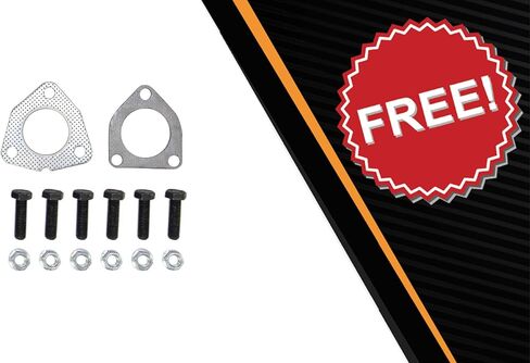 Exhaust Rear Catalytic Compatible for Honda Pilot 2009-2015 3.5L | Honda Ridgeline 2010-2014 3.5L | EPA-Approved | Stainless Steel | Northeastern Exhaust | Free Gaskets and Bolts & Nuts Included in Saudi Arabia