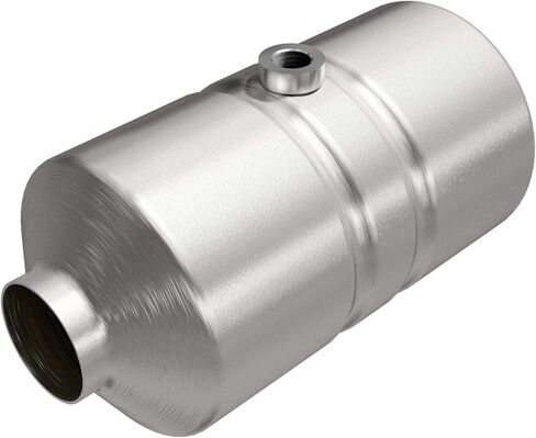 MagnaFlow Universal Catalytic Converter California Grade CARB Compliant 5561355 - Stainless Steel 2.25in Inlet/Outlet Diameter, 11.25in Overall Length, Midbed O2 Sensor - CA Legal Replacement in Saudi Arabia