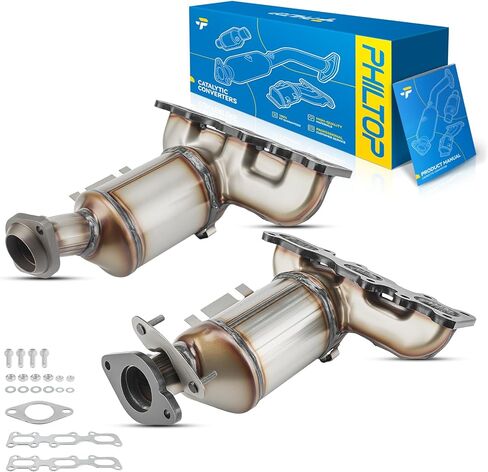 PHILTOP Catalytic Converter Compatible With Explorer 3.5L 2013 2014 2015 2016 2017 2018 2019 2pcs in Saudi Arabia