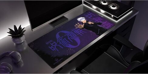 Satoru Gojo - Jujutsu Kaisen 0 Gaming Desk Mat - لوحة مفاتيح وماوس كبيرة ممتدة in Kuwait