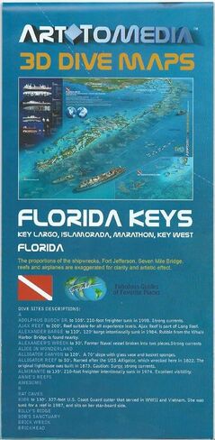 Florida Keys 3D Dive Maps Key Largo Islamorada Marathon Key West Shipwrecks in Saudi Arabia