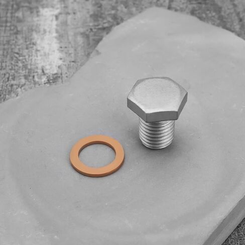 The Lord of the Tools 2PCS Oil Pan Screw Plug OE 11137535106 STC2034 Compatible with BMW Compatible with Land Rover Range Rover II 1994.07-2002.03 M12x1.5 with Seal Ring in Saudi Arabia