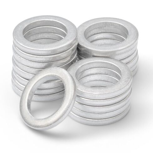 Votex - Oil Drain Plug Crush Washer fits Honda Generator EU3000IS - Gasket/Seal Ring - 20 Pack - Made in USA in Saudi Arabia