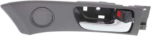 KarParts360 لسيارة Lexus ES300 2002 2003 مقبض الباب الداخلي أمامي، جانب الراكب إطار أسود مع رافعة من الكروم | مع زر قفل الباب| تقليم: قاعدة in Saudi Arabia