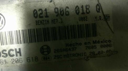 وحدة التحكم في المحرك ECM 2.8 لتر تناسب 00-01 متوافقة مع VW المتوافقة مع Jetta 021 906 018 Q 021906018Q in Saudi Arabia