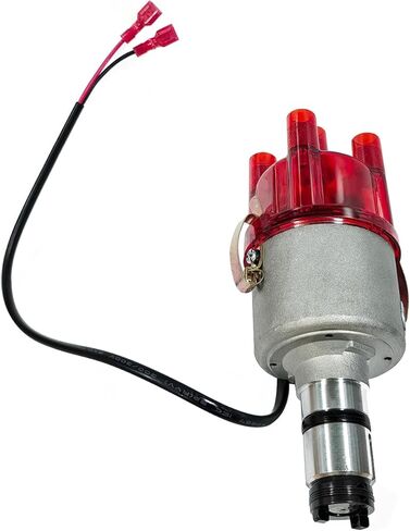 009 موزع الطرد المركزي مع الإشعال الإلكتروني حافظة حمراء شفافة تناسب VW Bug Ghia، استبدل 0231178009EL in Kuwait