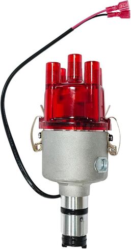 009 موزع الطرد المركزي مع الإشعال الإلكتروني حافظة حمراء شفافة تناسب VW Bug Ghia، استبدل 0231178009EL in Kuwait