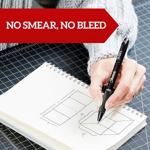 Sharpie S-Gel | Gel Pens | Medium Point (0.7mm) | Assorted Ink Colours | 8 Count in Saudi Arabia
