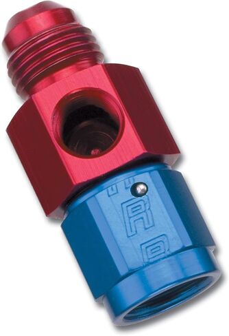 Russell 670350 Red and Blue Anodized Aluminum -8AN Fuel Pressure Take Off Fitting in Saudi Arabia