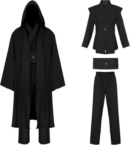 Men's Tunic Hooded Set Adult Cosplay Halloween Robe Costume in Saudi Arabia