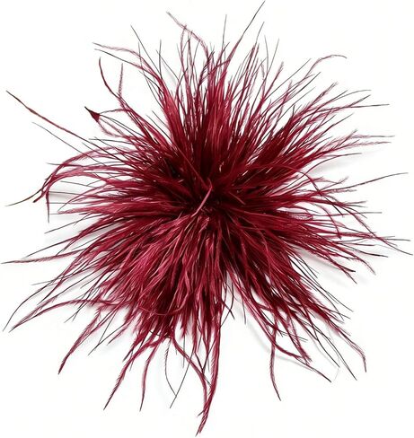 ريشة زهرة كبيرة بروش دبوس للنساء أنيق أنيق ريشة المتضخم الأزهار التلبيب دبابيس الصدار دبابيس حفل زفاف الرقص مأدبة مجوهرات اكسسوارات in Kuwait