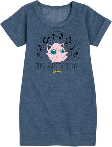 ملابس HYBRID - بوكيمون - ملاحظات موسيقى Jiggypuff - فستان صوف للفتيات الصغيرات in Saudi Arabia