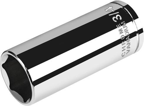 3/8" Drive Deep Socket,10mm Metric Socket 6-Point, CR-V Steel, Mirror Finish in Kuwait