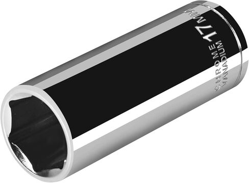 3/8" Drive Deep Socket,10mm Metric Socket 6-Point, CR-V Steel, Mirror Finish in Kuwait