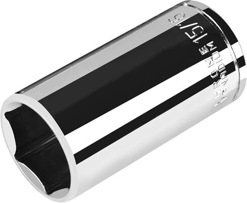 3/8" Drive Deep Socket,10mm Metric Socket 6-Point, CR-V Steel, Mirror Finish in Kuwait