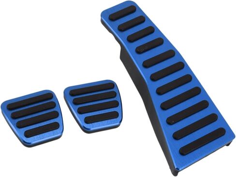 3 Pcs Manual Foot Pedal Pads Foot Accelerator Pedal Covers for Honda Civic 2006-2009 Aluminum Alloy Blue in Saudi Arabia