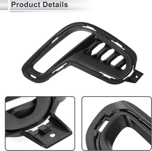 Front Left Fog Light Grill for Dodge Durango 2021-2023 Front Lower Bumper Fog Light Cover Inserts No.68460455AA ABS 1 Pc in Kuwait