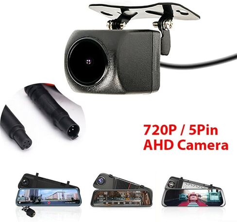 كاميرا الرؤية الخلفية DVR للسيارة بزاوية 170 درجة، كاميرا احتياطية للمركبة، كاميرا الرؤية الخلفية للسيارة مقاومة للماء، NTSC/PAL 5 Pin Night Visions Backup لمسجلات القيادة in Kuwait