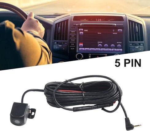 كاميرا الرؤية الخلفية DVR للسيارة بزاوية 170 درجة، كاميرا احتياطية للمركبة، كاميرا الرؤية الخلفية للسيارة مقاومة للماء، NTSC/PAL 5 Pin Night Visions Backup لمسجلات القيادة in Kuwait