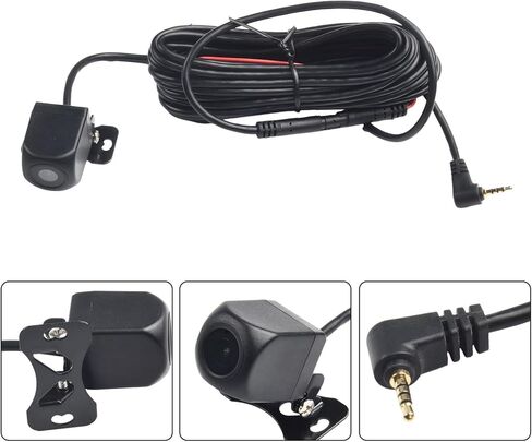 كاميرا الرؤية الخلفية DVR للسيارة بزاوية 170 درجة، كاميرا احتياطية للمركبة، كاميرا الرؤية الخلفية للسيارة مقاومة للماء، NTSC/PAL 5 Pin Night Visions Backup لمسجلات القيادة in Kuwait