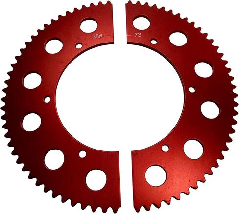OMB Warehouse Pit Parts Split Sprocket - 73 Tooth - 35 Chain in Kuwait