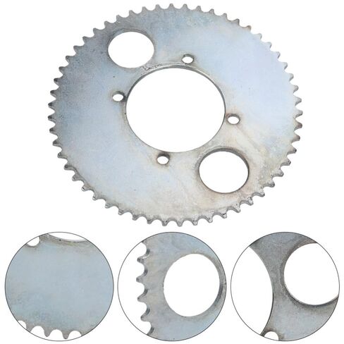 T8F 54T Tooth Rear Sprocket – 4-Hole 54mm Metal Chain Sprocket Replacement for Electric Scooters, Gas Scooters, ATV & Dirt Bikes in Kuwait