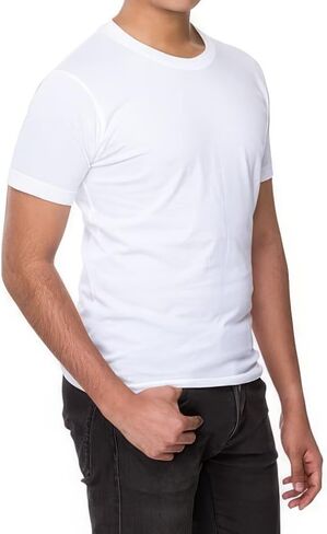 T Shirts for Men's Crew Softstyle Cotton T-Shirts, Multipack, Style FC001 in Saudi Arabia