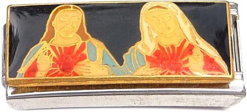 NewCharms Jesus and Mary Superlink Italian Charm in Saudi Arabia