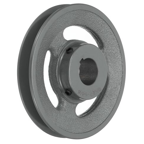 uxcell AK51-5/8 V-Belt Sheave 5/8"Bore 4.95"OD Single Groove Web Sheave Bored-to-Size Sheave, Cast Iron, Belt Section for 4L or A Belt in Saudi Arabia
