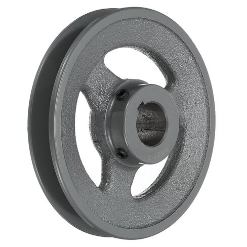 uxcell AK51-5/8 V-Belt Sheave 5/8"Bore 4.95"OD Single Groove Web Sheave Bored-to-Size Sheave, Cast Iron, Belt Section for 4L or A Belt in Saudi Arabia