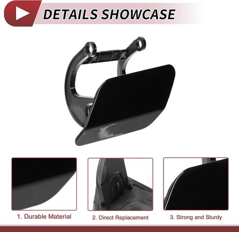 الجبهة الجانب الأيسر الوفير فوهة غسالة الضوء الأمامي غطاء غطاء لسيارات BMW 740i 2013-2015 الوفير غطاء فوهة رقم 51117335053 البلاستيك الأسود in Kuwait