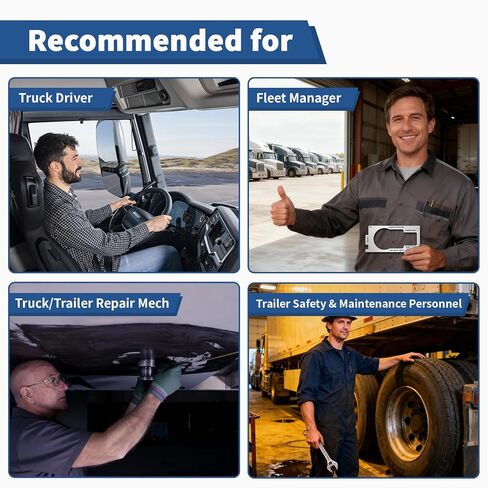 أداة قياس دبوس الملك، مدقق دبوس الملك للعجلة الخامسة يتوافق مع معيار SAE J700 للارتداء، قياس الارتفاع والتربيع، يمنع حوادث المقطورة، فضي in Kuwait