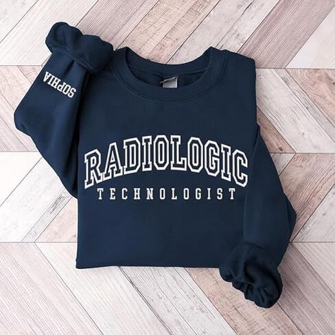 Personalized Embroidered Radiologic Technologist Sweatshirt – Custom RAD Tech Crewneck, XRAY Tech Sweater, Radiology Embroidered Shirts, Tech Appreciation Gifts, Unisex Sweatshirt for Women & Men in Saudi Arabia